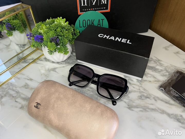 Очки Chanel премиум женские солнцезащитные