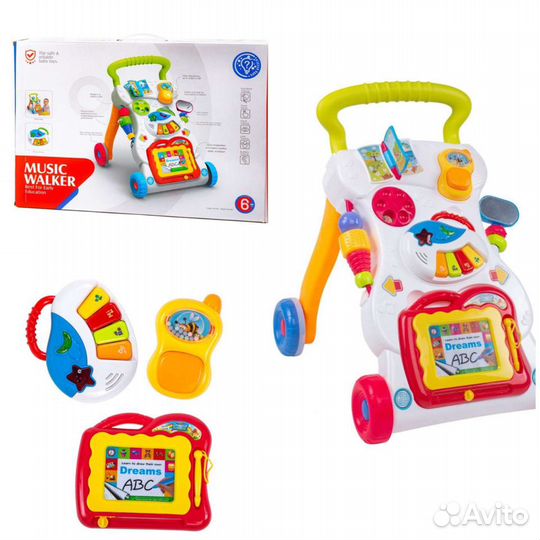 Развивающие игрушки, ходунки, умный утёнок