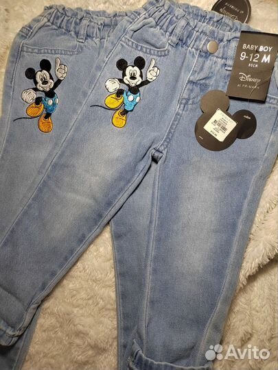 Джинсы для мальчика Primark Disney 86, 92-98