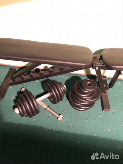 Набор штанга и гантели
