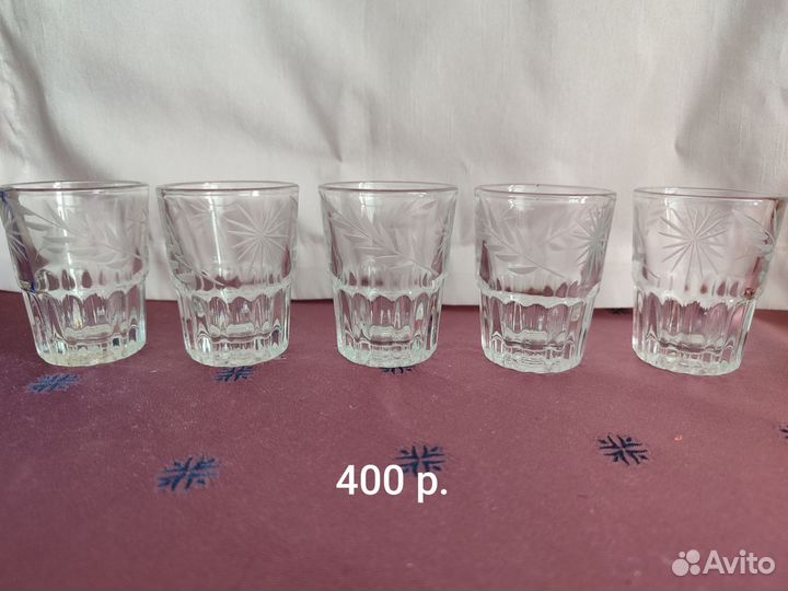 Рюмки, стопки, бокалы СССР