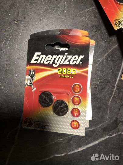 Батарейки Energizer (cr2032,cr2016,cr2025,c,d)