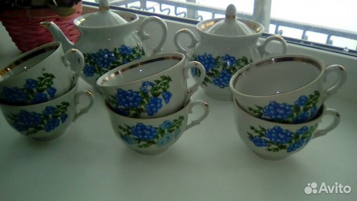 Чайный сервиз, фарфор СССР