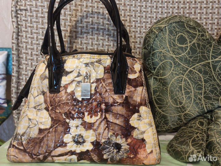 Сумка женская натуральная кожа бу