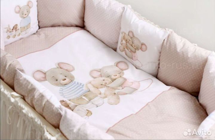 Бортики в кроватку