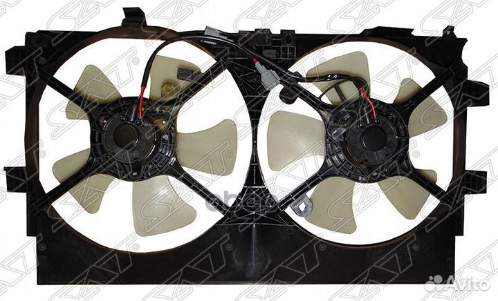 Диффузор радиатора в сборе mitsubishi lancer 07