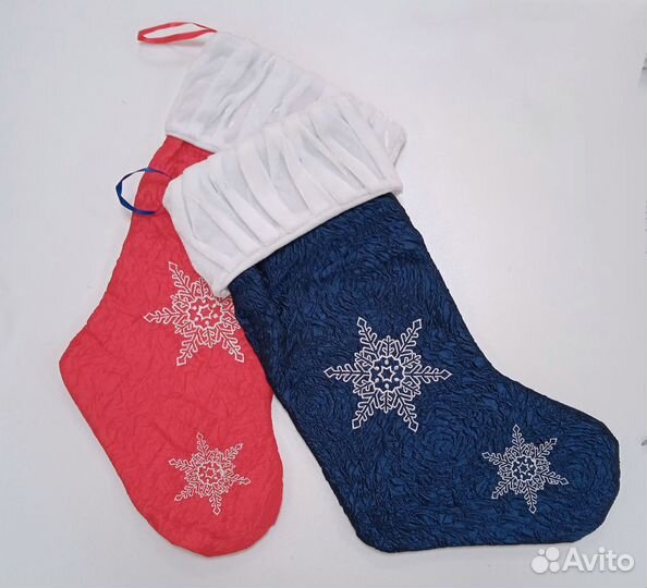 Носки новогодние Рождество сапог для подарка
