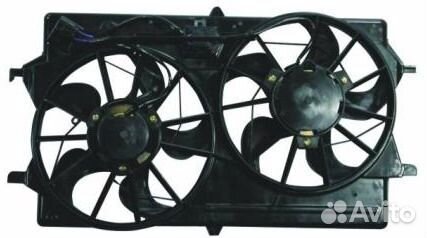 Focus Мотор+вентилятор радиатора охлаждения двухве