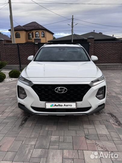 Hyundai Santa Fe 2.2 AT, 2019, 94 000 км