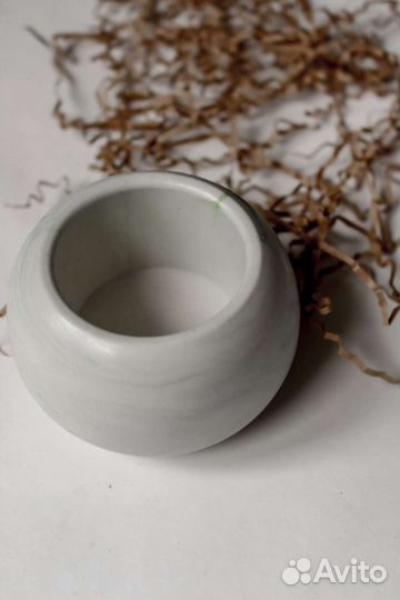 Подсвечник из гипса 50 мл