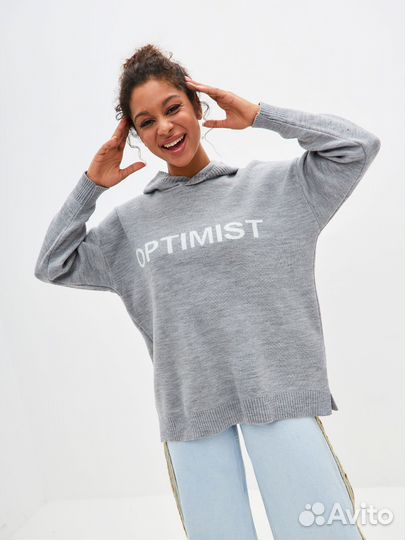 Вязанное худи