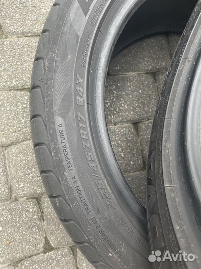 Yokohama Advan Sport V105 225/45 R17 и 245/40 R17