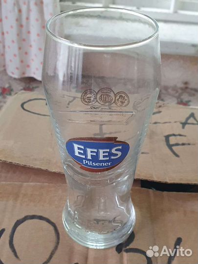 Пивные бокалы Efes кружки Балтика и др
