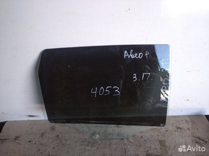 Стекло заднее правое Chevrolet Aveo T200 2003-2008