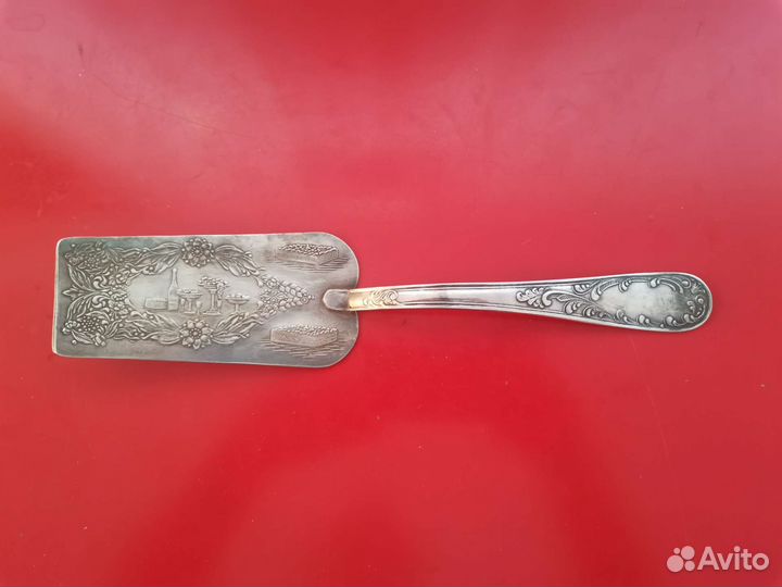 Лопатка раздаточная мельхиор Старое Пламя