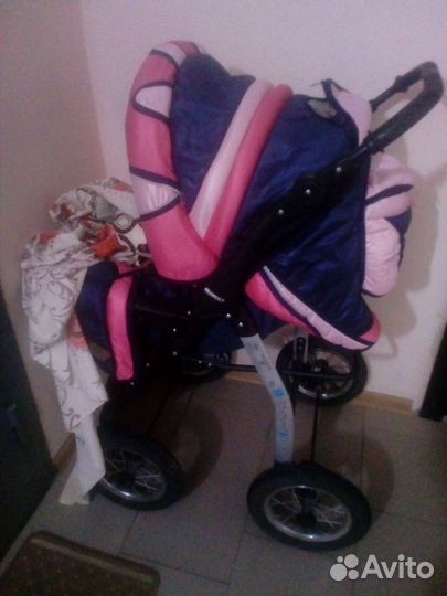 Прогулочная коляска 2 в 1 бу