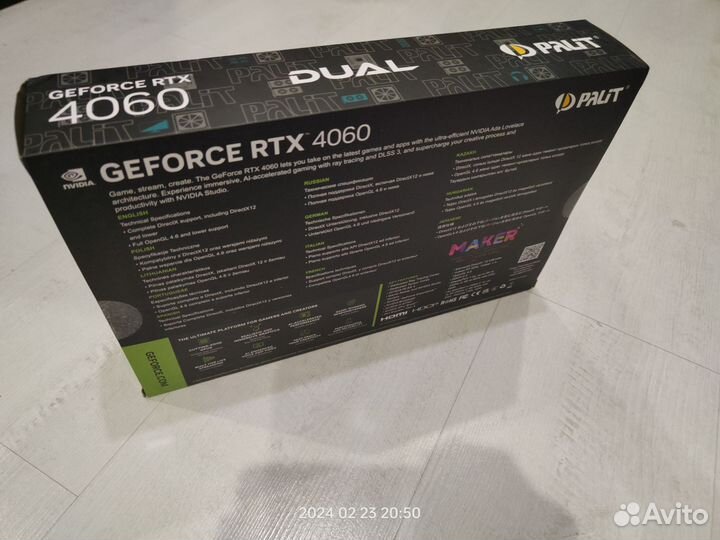 Видеокарты RTX 4060 8 Гб