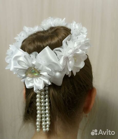 Бант-резинка на пучок