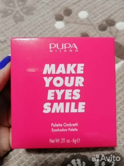 Тени и помада Pupa