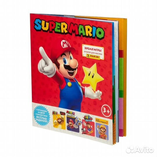 Наклейки Марио panini