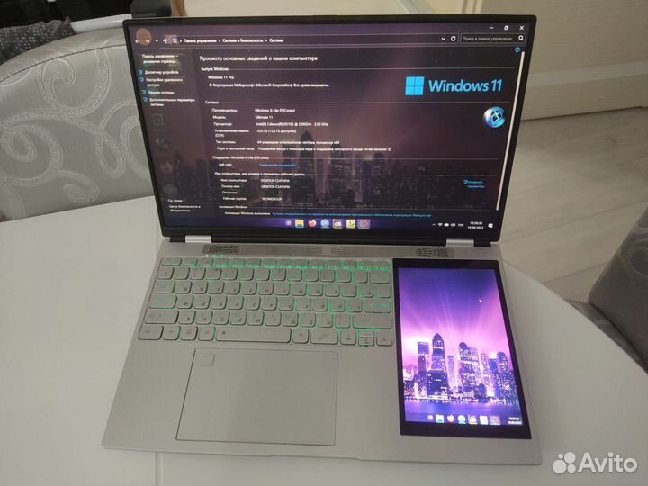 Ноутбук N5105 2 экрана 16/256 GB