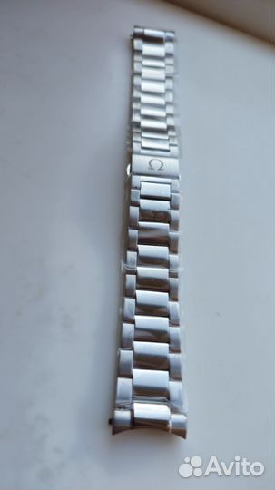 Стальной браслет для часов Omega Aqwa Terra 21 мм