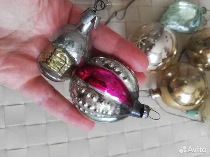 Елочные игрушки СССР одним лотом