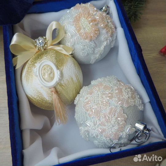 Елочные игрушки ручной работы