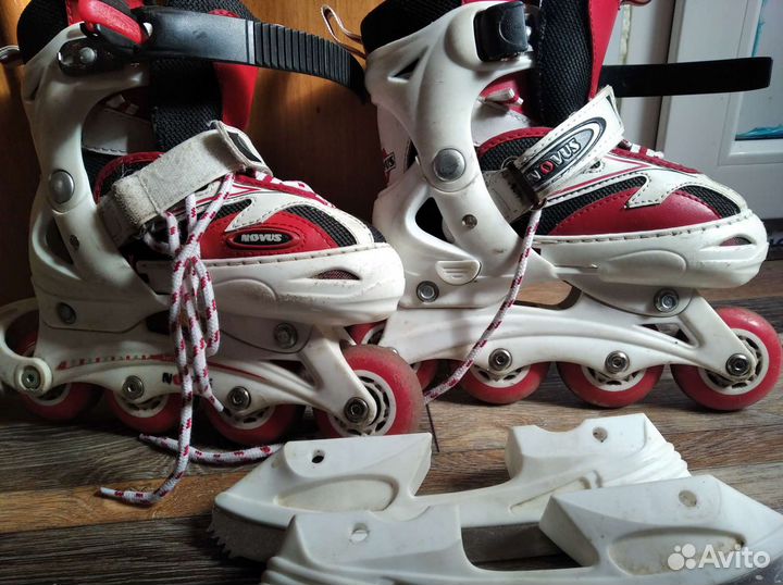 Коньки ролики 2 в 1