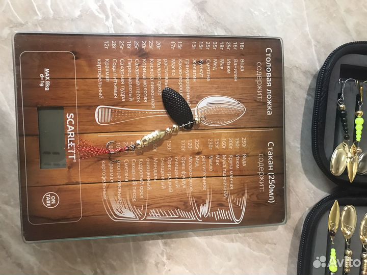 Набор вращающихся блесен