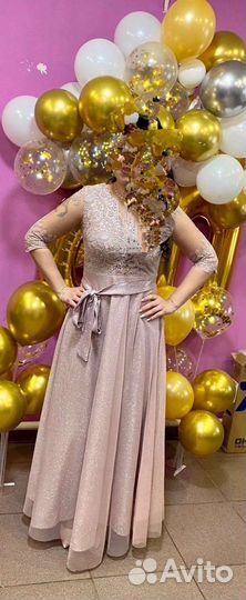 Вечернее платье в пол 48 размер