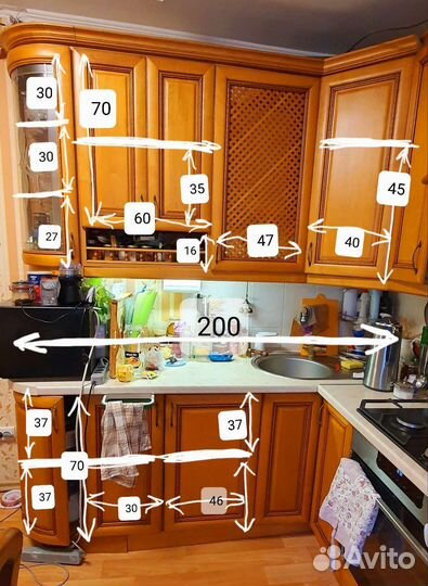 Кухня из массива бу