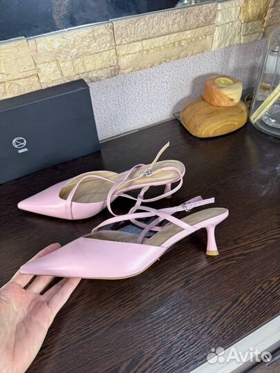 Туфли слингбэки розовые 41р Эконика оригинал