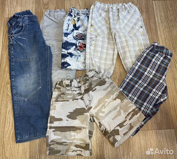 Вещи на мальчика 5 6 лет пакетом. Штаны шорты