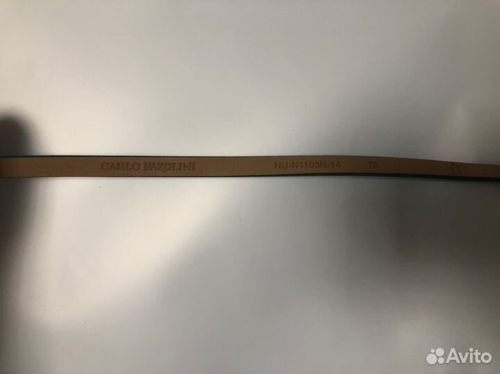 Ремень carlo pazolini натуральная кожа бирюзовый