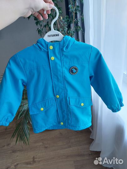 Куртка ветровка утеплённая