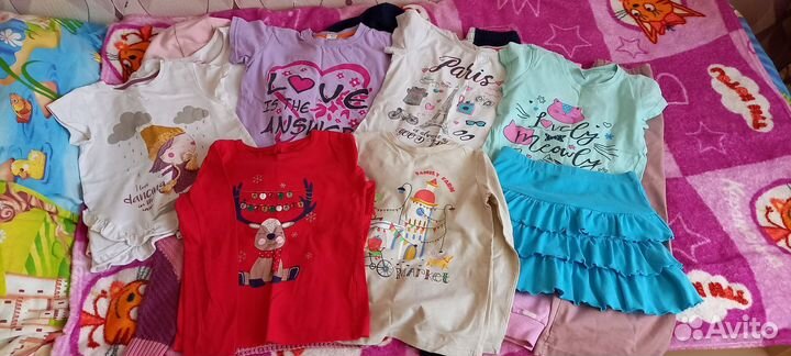 Вещи пакетом для девочки 122