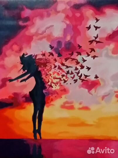 Готовая картина по номерам