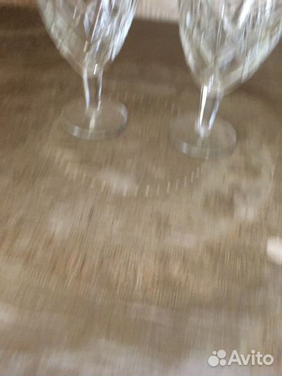 Хрустальные рюмки, стаканы, фужеры