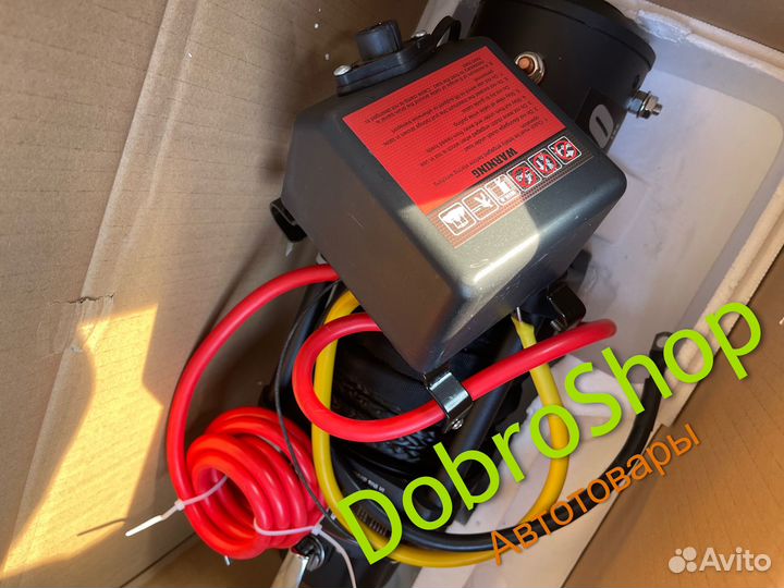 Лебедка Pro Top 8000 lbs/ 3628 кг. 12V. Жел. трос