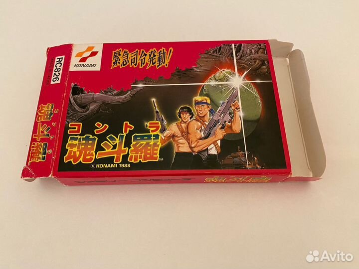 Картридж Contra - nintendo, famicom