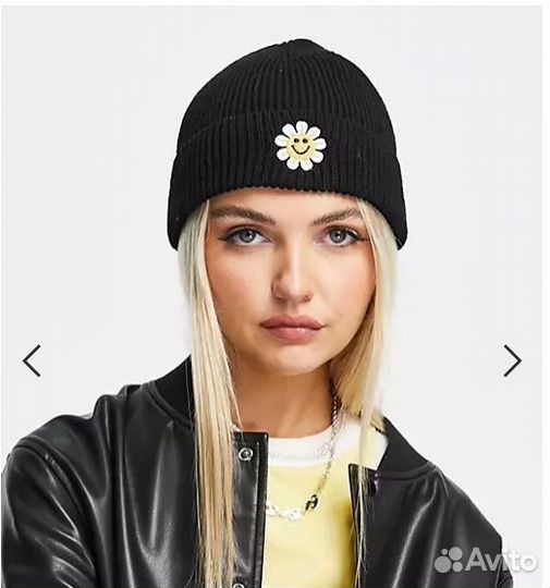 Шапка с ромашкой от ASOS новая