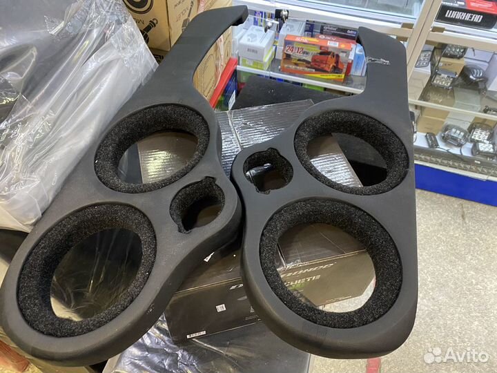 Акустический подиум Ваз 2110 16+16+рупор