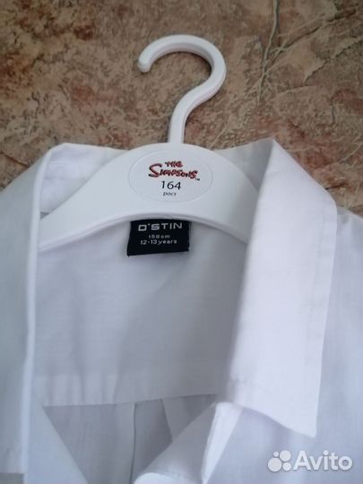 Рубашка школьная 158