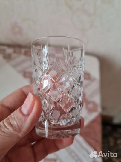 Стопки хрустальные