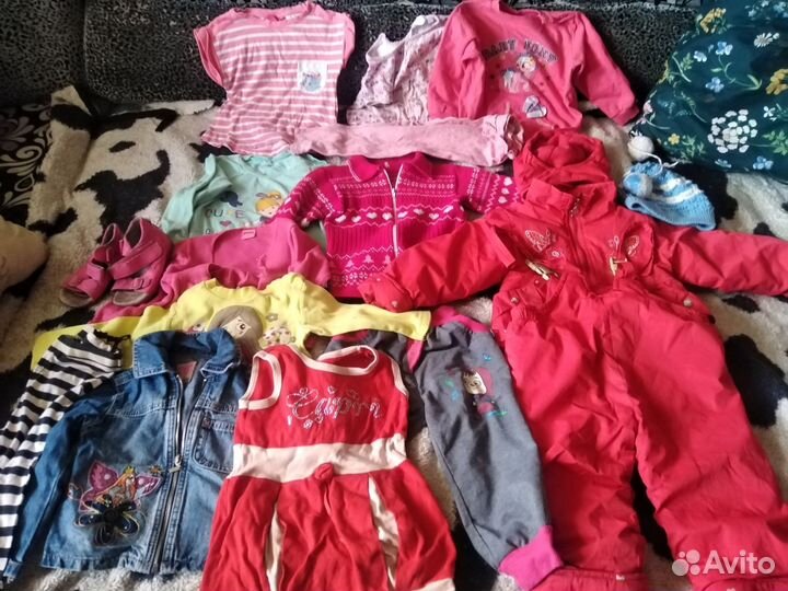 Вещи пакетом на девочку 2-3года