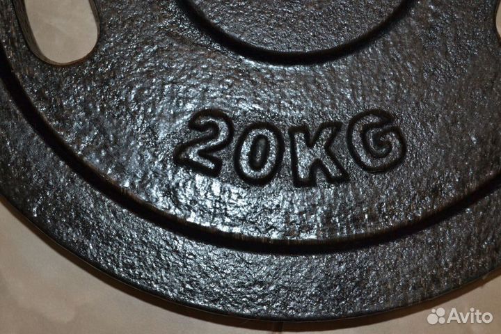 Диск стальной для штанги и гантелей Torneo d31