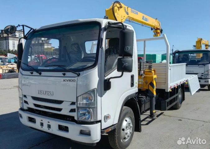 Isuzu Elf с КМУ, 2023