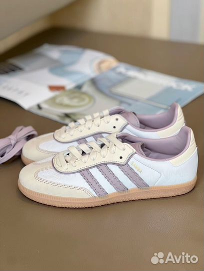 Adidas samba женские розовые