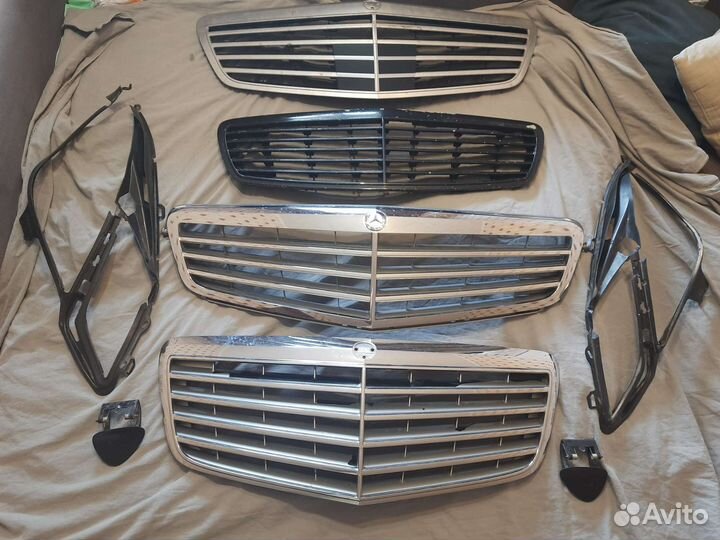 Mercedes W204 W211 W212 решетка